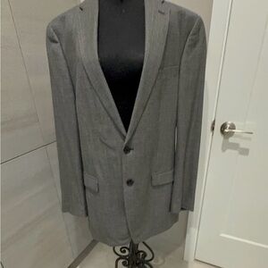 CALVIN KLEIN men’s grey and black Sport jacket Size 42Long